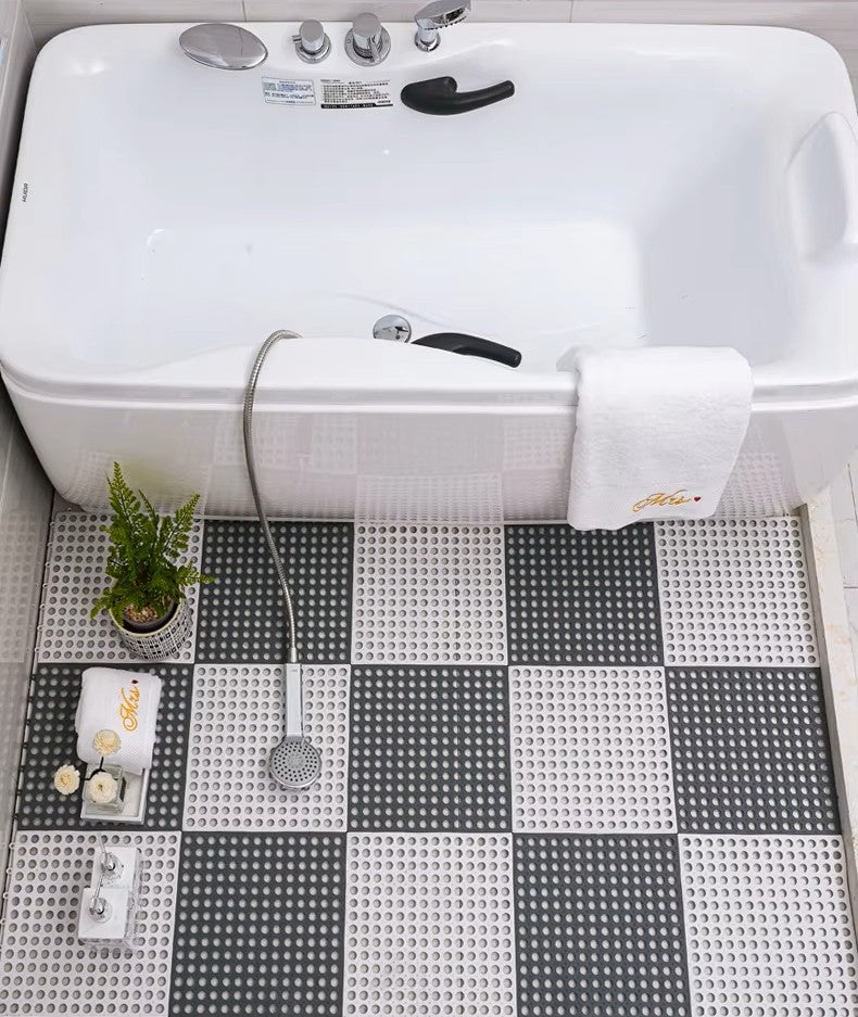 10 PCS Non-Slip Bathroom Interlocking Floor Mats – Safe, Durable & Easy to Clean