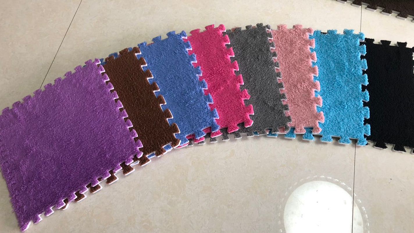 10pcs Soft & Comfortable Carpet Tiles-Perfect for Kenyan Homes