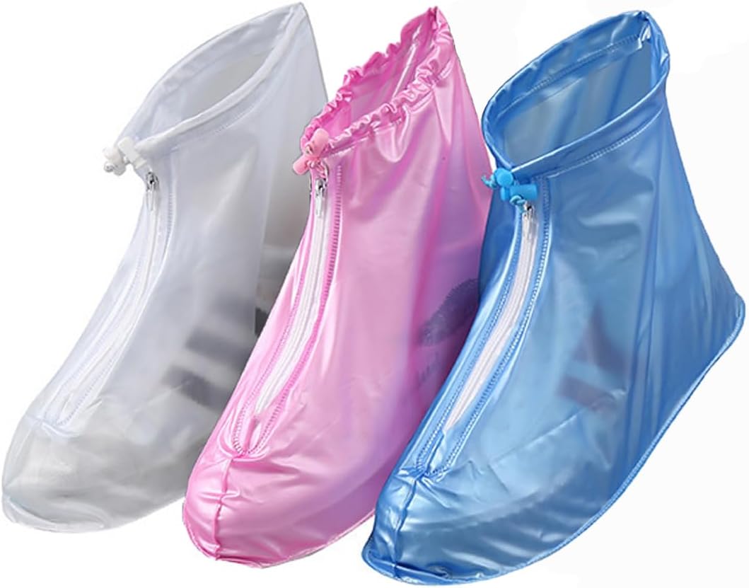 Premium Waterproof Rain Shoe Covers (Anti-Slip & Reusable)
