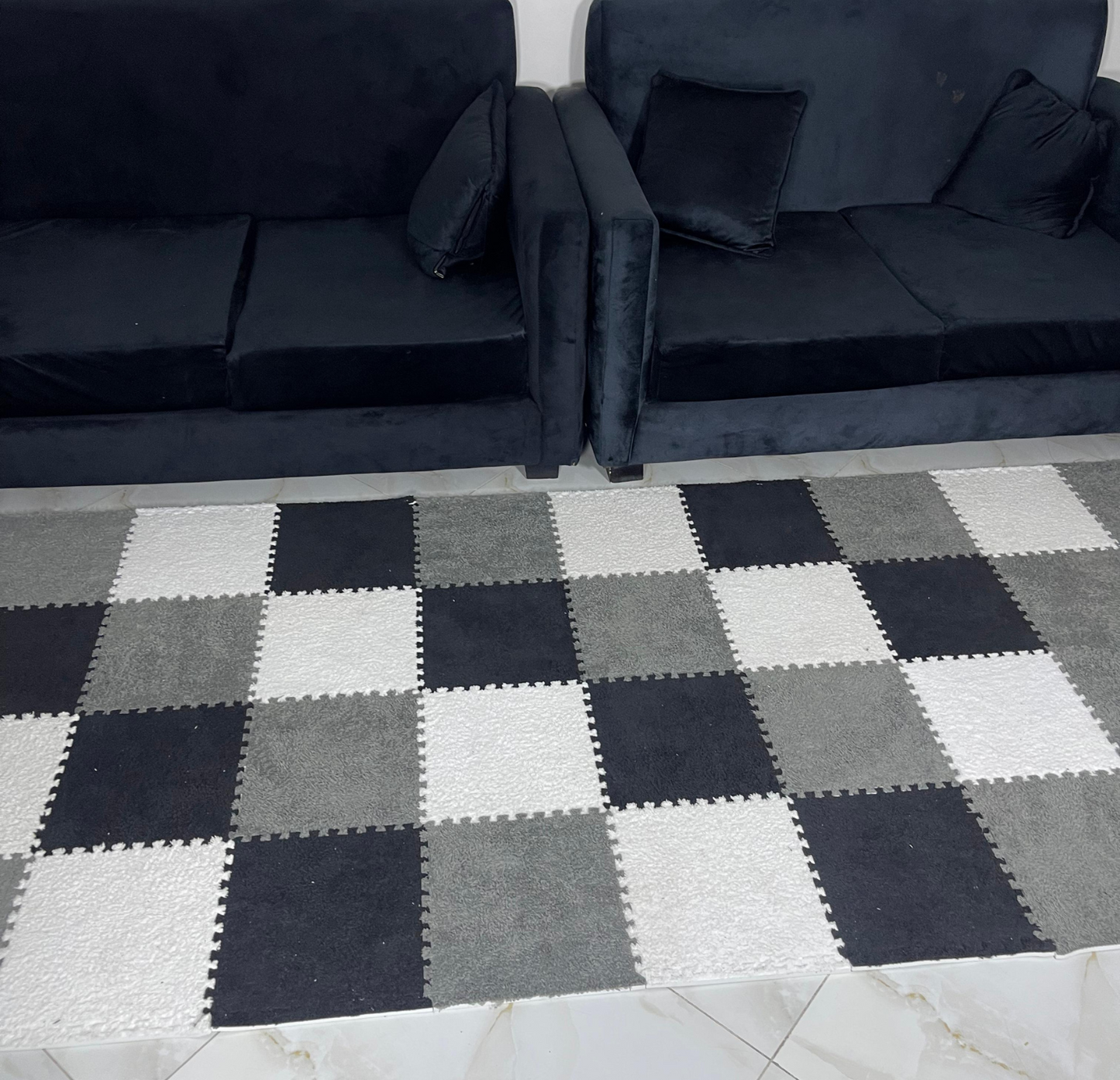 10pcs Soft & Comfortable Carpet Tiles-Perfect for Kenyan Homes