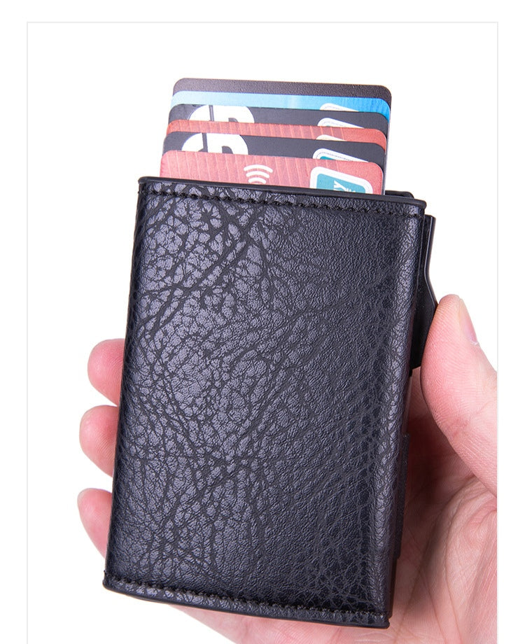 Slim RFID Wallet Card Holder with Money Clip
