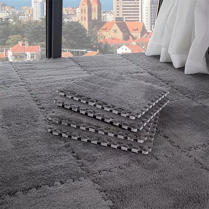 10pcs Soft & Comfortable Carpet Tiles-Perfect for Kenyan Homes